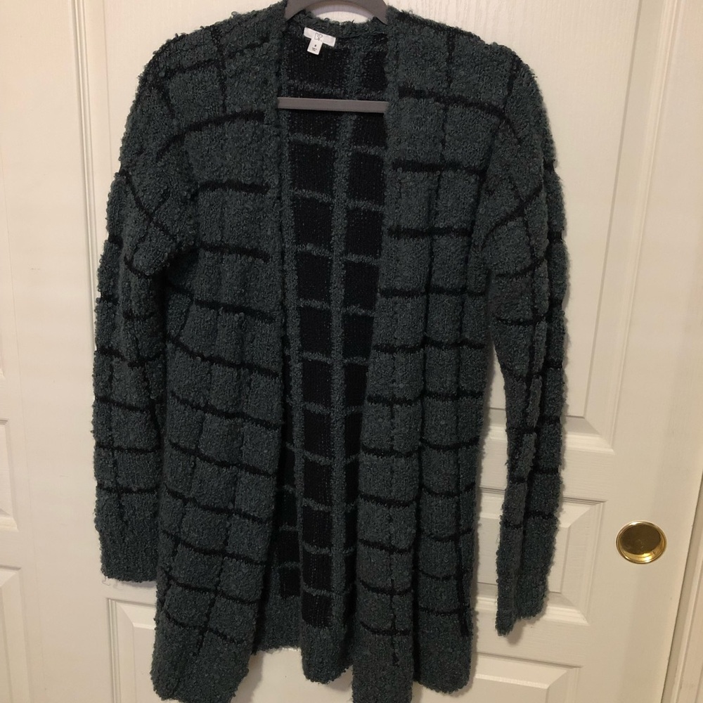 BP Grid Pattern Teal Sweater